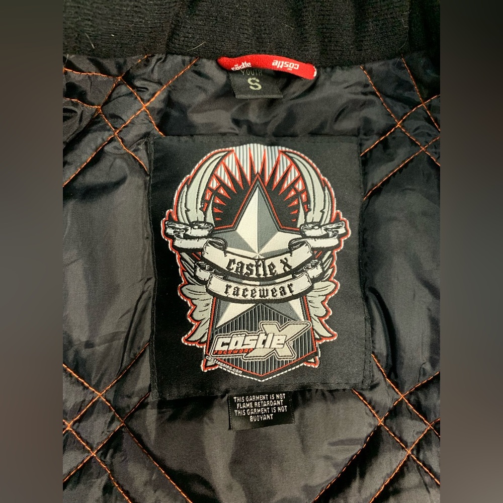 CASTLE X Racewear Snowmobile Jacket Switch special edition Skelton Racing Gear - Picture 6 of 11
